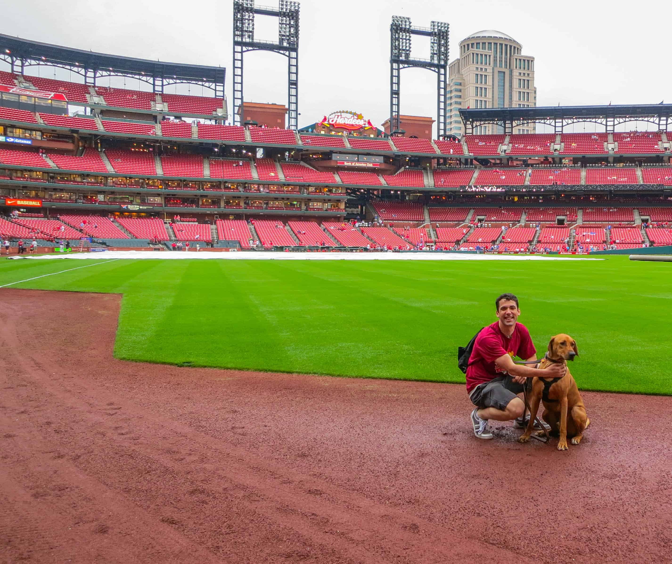 Pooches in the Park, marking our territory, petcentric, purina, st. louis cardinals, dog adventure, dog blog